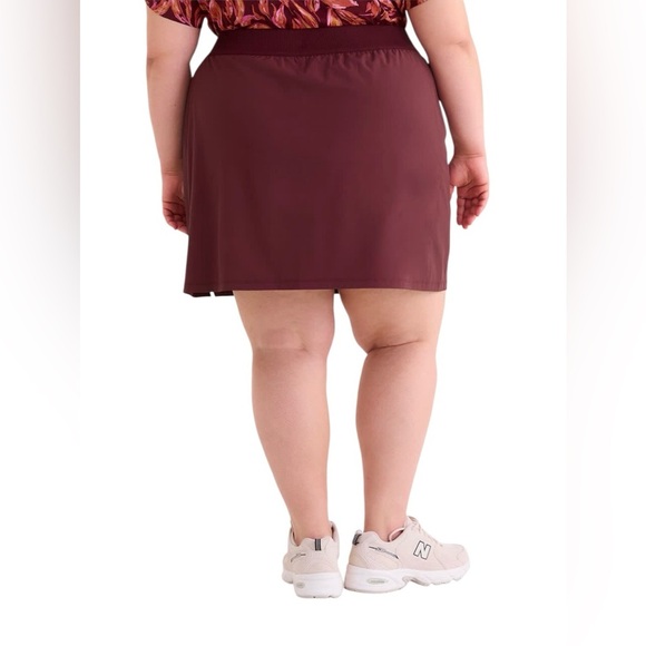 NEW, Penningtons, Active Zone Skort, Plus Size 3X, Burgundy 🏃‍♀️‍➡️ - Picture 4 of 9